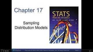 Statistics Chapter 17 Sampling Distribution Models