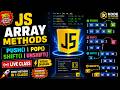 JS ARRAY METHOD | INTRODUCTION | PUSH () | POP() | SHIFT () | UNSHIFT () | VISUAL DIAGRAM | #ARRAY
