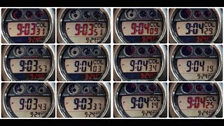 Casio 2453 module - 12 display variations | watch demo, test screen \u0026 setting