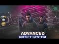 Advanced FiveM Notification System | Glassmorphism UI, Sounds, Exports & Standalone
