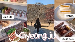 [vlog] 엄마랑 단둘이 1박 2일 경주 여행 | 부모님 모시고가기 좋은 황리단길 맛집💗 |  겉바속쫀 휘낭시에 | 대릉원, 동궁과월지, 첨성대 | 소품샵 추천