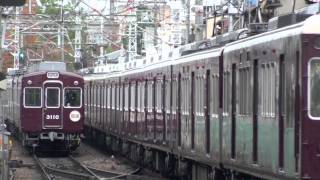 【阪急電鉄】6000系6012F%急行宝塚行@石橋('11/12){Hankyu6000@Ishibashi}