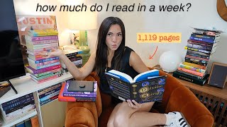 READING DIARIES ⭐️ | how much I realistically read in a week