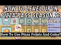 How To Level Up In Pizza Pass Season 2? | How Pizza Points & Coins Work? | Good Pizza Great Pizza