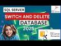 How to drop (delete) a database in  SQL Server Management Studio|(SSMS) |SQL Tutorial