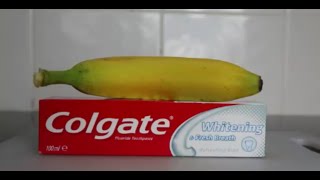 I APPLIED COLGATE TOOTHPASTE \u0026BANANA  ON MY FACE, മുഖംവെളുക്കാന്‍ COLGATE ഉം BANANA യും ||