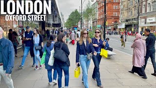 London Walk 2022 | Central London Virtual Walking Tour | Marylebone to Oxford Street [4K HDR]