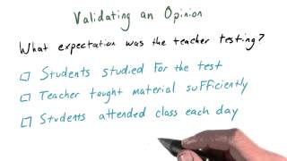 Validating an Opinion Solution - JavaScript Testing