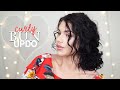 CURLY BUN UPDO | EASY HAIR STYLE TUTORIAL! CURLY BUN UPDO | EASY HAIR STYLE TUTORIAL!