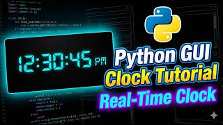 Python Digital Clock using Tkinter | Beginner GUI Project