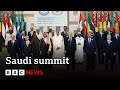 Saudi summit: Leaders meet to discuss Middle East conflicts | BBC News