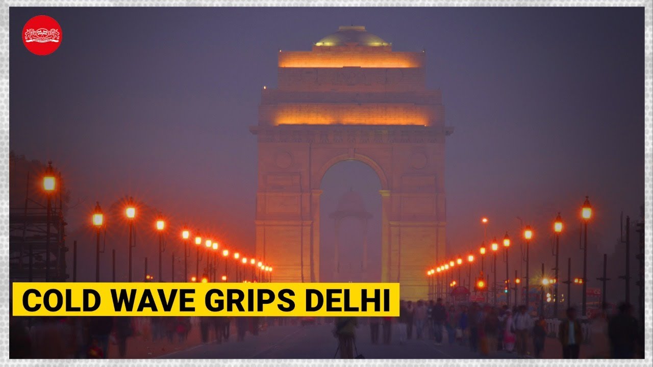 Cold Wave Grips Delhi; Mercury Dips To 4.1 Degree Celsius - YouTube