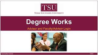 Degree Works Academic - Advising Login