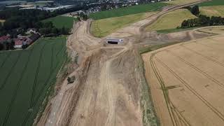 Baustelle B1, Ortsumgehung Barntrup, 27.06.2021