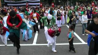 縁舞祭2011　1Hﾉﾝｽﾄｯﾌﾟ総踊り　夢煙火