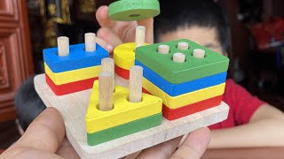 Baby perfection in stacking ring toys Colors and Learn Number