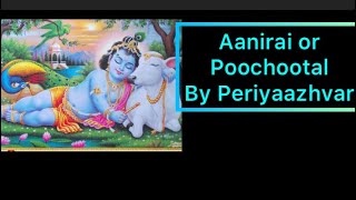 Aanirai meikka ஆநிரை (poochootal)- periazhvar; Divyaprabandham Nityanusanthanam