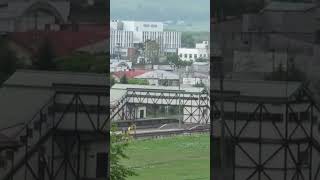 池田ワイン城から見える根室本線の池田駅