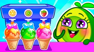 Avocado Babies Play Ice Cream Machine 🍧🍦🍨 || Best Kids Cartoon by Pit & Penny Stories 🥑💖