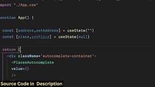 Build a React.js Google Maps Autocomplete & Geocoding API to Display Address Details, Photos Data