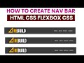 Build a STUNNING Nav Bar with FlexBox CSS and HTML Today!