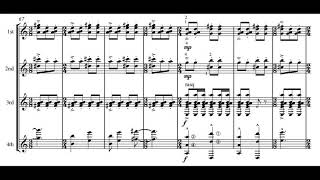 Lukáš Sommer - Chicago Steps for Guitar Quartet [Score-Video]