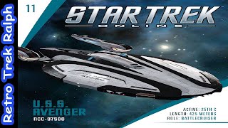 Star Trek Online: Issue 11: USS Avenger NCC-97500. Model Review By Eaglemoss/Hero Collector.