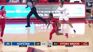 Hofstra vs Stony Brook - Women's | CAA Highlights