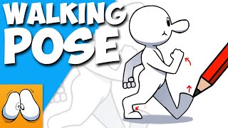 How To Draw A Walking Pose (Easier Than You Think!)