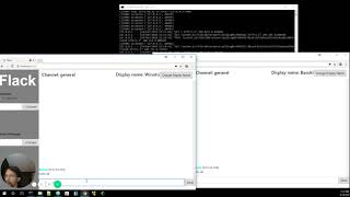 Flask based chat web app