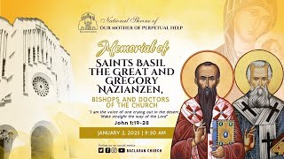 Memorial of Saints Basil the Great and Gregory Nazianzen, Bishops and Doctors of the Church