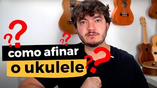 COMO AFINAR UKULELE: Afinação Ukulele Soprano, Concert ou Tenor (UKULELE PARA INICIANTES)