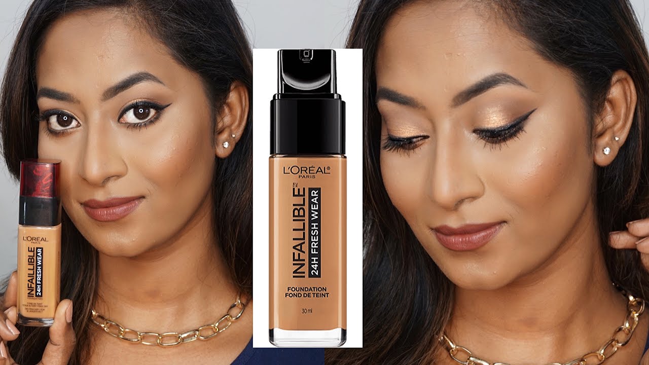 LOREAL Infallible 24H FRESH WEAR Foundation 330 Hazelnut | REVIEW ...