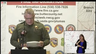 Butte County sheriff updates death toll in wildfire