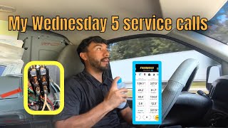 A day in the life of a HVAC tech running 5 service calls #hvac #hvaccontractor #bluecollar