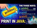 Java Print Statements Explained | System.out.println(), print() & printf()