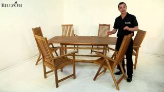 BillyOh 2m Extending 4 or 6 Seater Set