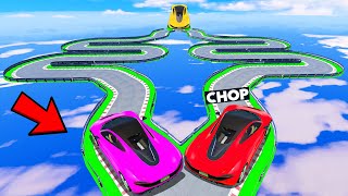 GTA 5 CHOP AND FROSTY TAKE SEPARATE ROUTE TO FINISH RACE