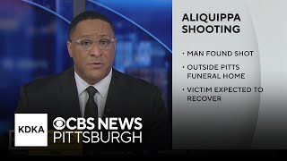 One person found shot outside of funeral home