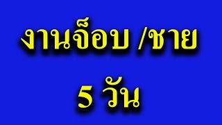 รับสมัครผู้ชาย5คน ลงงานจ็อบรายวัน จ่ายสดค่าแรง500 บาท