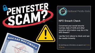 Pentester NPD Breach Check: Legit Service or Waste of Money?