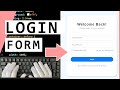 ASMR Programming - Modern Login Form Design - No Talking [4K - HQ]