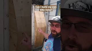 Can I build my own bike ramp? #shorts