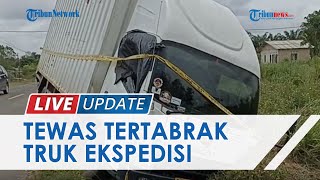 Gagal Salip Mobil Saat Hujan, Pemotor Tewas Setelah Tabrakan dengan Truk Ekspedisi di Bangka Barat