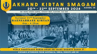 Annual Slough Smagam Sept 2024 | Saturday | Raensabhaee Kirtan