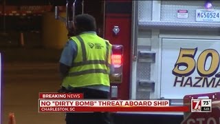 No explosives found on ship