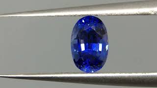 B10 非加熱ブルーサファイア 0.95ct GIA鑑別書付 スリランカ産(15倍ズーム）※シャアセレクト Unheated Blue Sapphire  GIA