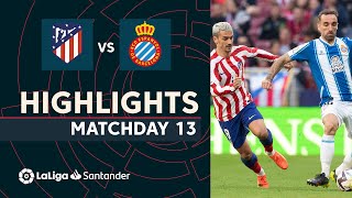 Resumen de Atlético de Madrid vs RCD Espanyol (1-1)