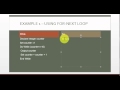 Visual Basic - For Loop - Pseudocode