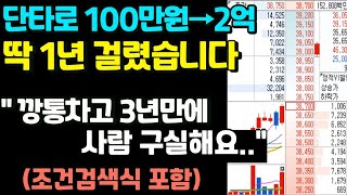 3분봉 하나로 매주 2,000만원 벌 수 있습니다. 단타가 어려운 분들은 이거 그대로 따라하세요. 절대 잃지 않습니다.